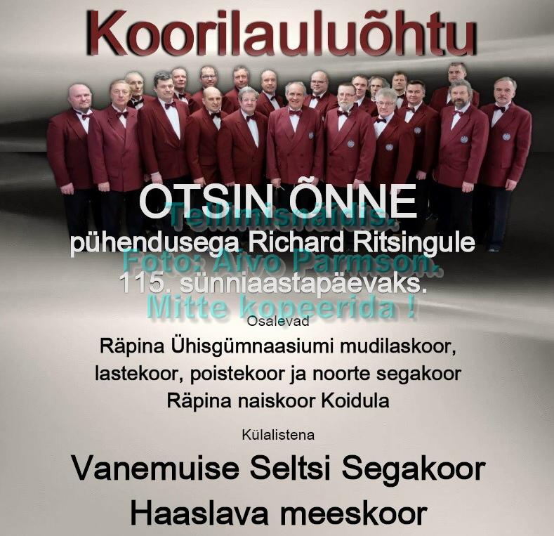 Koorilauluõhtu avapilt