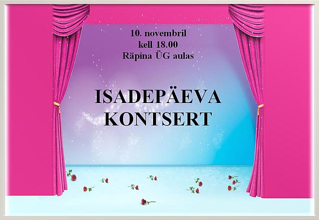 Isadepäeva kontserdi reklaam